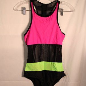 Neon racerback & Cheeky bum swimsuit